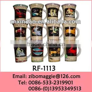 Trump Shape Professional Zibo Manufactured Wholesale Custom Printed Ceramic Coffee Cups for Tableware thumbnail-1