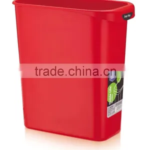 High Quality PU Square Wholesale Novelty Home Plastic Trash Can thumbnail-1