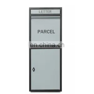 New Arrival Preorder Anti Theft Outdoor Wall Mount Detachable Metal Smart Mailbox Parcel Box for Residential Delivery Drop Box thumbnail-1