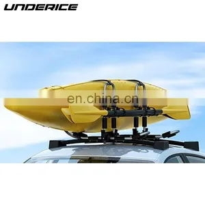 UICE Universal Folding Aluminum Alloys Soft Roof Rack Kayak Suv Kayak Roof Rack Pads thumbnail-1