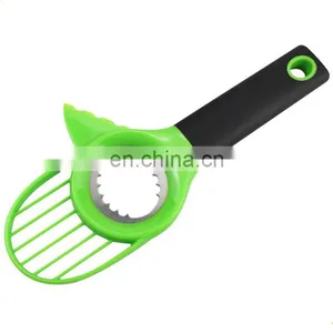 Wholesale 3 in 1 Plastic Avocado Cutter Knife Corer Avocado Slicer Avocado Tools Kitchen Gadgets thumbnail-1