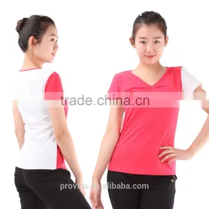 Hot Sale Short Sleeve Dance Top, Fitness Top, Yoga Top thumbnail-1