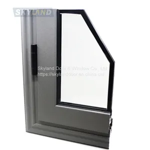 Commercial and High Quality Aluminum Casement Window thumbnail-2