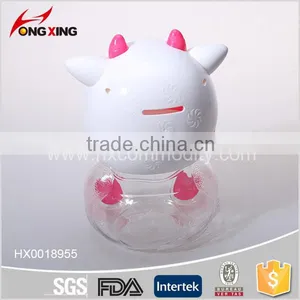 Cute Cow Shaped Plastic Bottle Toy Candy Box thumbnail-2