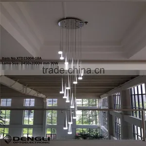 Modern Simple Led Pendant Light Chandelier for Home Living Room Restaurant Hotel Bar Villa thumbnail-1