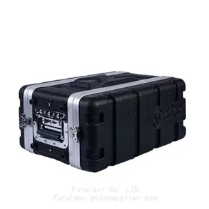 ABS-4US 8” Waterproof and Stackable 4U Flight Rack Case Plastic Amplifier Aviation Case thumbnail-1