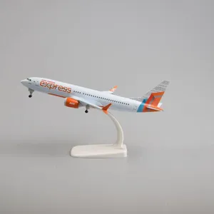 20cm B737MAX AIR INDIA EXPRESS Metal Plane Model Aircraft Toy thumbnail-1