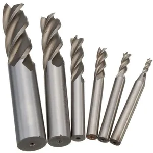 38 Spiral 4 Flutes Flat Tungsten Carbide Endmills for Steel thumbnail-3
