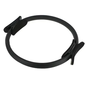 38cm Yoga Pilates Magic Circle Ring With EVA Handle Fitness Accessory Resistance Band thumbnail-5