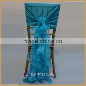 C003E China Wholesale Light Pink Blush Organza Cheap Chair Covers for Sale thumbnail-4