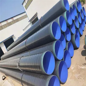External pe and Internal ep Anti-corrosion Welded Steel Pipes, Customizable, Suitable for Tap Water Transportation thumbnail-2