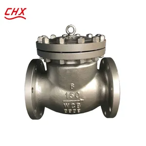 BS1868 ASME B16.5 4 Inch 150# RF End Cast Steel WCB Swing Check Valve thumbnail-1