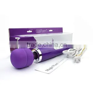 China Wholesale 20 Speed Waterproof Ladies Vibrating Wand Massager Sex Toy thumbnail-3