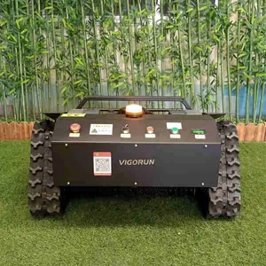 Wireless Industrial Tracked Weeding Machine VTLM600 Brushless Motor Loncin 224cc Gas Engine Remote Control Steep Slopes Factory thumbnail-2