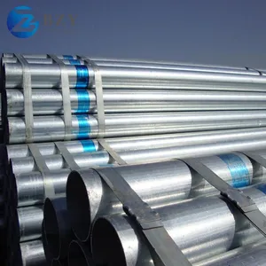 6 Inch Steel Galvanized Iron Pipe Round Galvanized Metal Fence Posts thumbnail-1