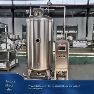 Automated Soybean Milk Cooking Tank, Stainless Steel Sealed Type, Steam-heated, Micro-pressure Tank With Good-tasting Soybean Milk thumbnail-2
