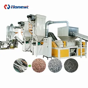 Copper & Aluminum AC / Car Radiator Recycling Production Line thumbnail-2