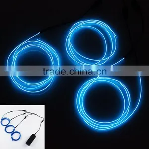Extra-thin 1.3MM Flexible EL Light Wire With 3V Portable EL Inverter thumbnail-1