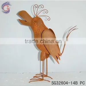 Rusty Metal Bird Art Crafts Inside Decoration thumbnail-1