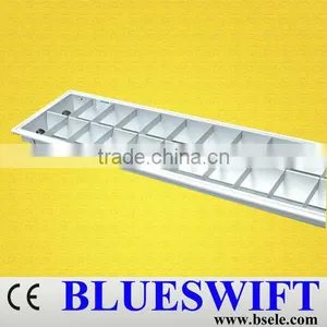 T8 Grille 4ft LED Tube Light Fixture thumbnail-1