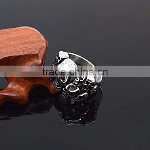 Gift Items Black Stone Ring Designs for Men Skull Rings for Men thumbnail-5