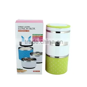 Unique Design 1/2/3/4 Tiers Stainless Steel Food Box/food Box Container thumbnail-5