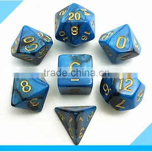High Quality Polyhedral Dice With Mixing Colour Effect Quality Choice thumbnail-2