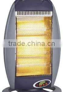 4heating 1600W Safety Tip Over Swtich / Carry Handle /timer/remote Control Oscillating Function Electric Heater Halogen Heater thumbnail-1