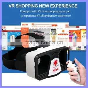 Cheap 3D VR Headset Virtual Reality Personalized VR Mini Cute Glasses Case For IPhone 6S Plus Galaxy S6 S7 Edge thumbnail-1