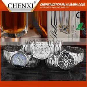 Hot Japan Quartz Siliver Stainless Steel Watch thumbnail-2