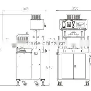 Mobile Battery Delicate Electronics Encapsulation Vertical Single Side Type Low Pressure Injection Machine thumbnail-4