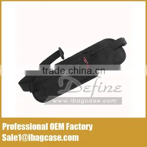 The Black Nylon Zipper Travel Wallet Belt thumbnail-6