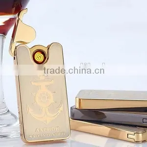 2016 Electronic Rechargeable Metal Usb Cigarette Shake Windproof Lighter With Gift Box thumbnail-1