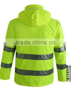 Reflective Padded Raincoat With Reflective Reflective thumbnail-3