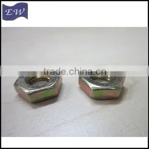 Hex Thin Nuts Steel M10X1,yellow Zinc Plate thumbnail-1