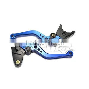 BJ-LS-002 Custom Blue Short Cnc Motorcycle Bajaj Brake Lever for YZF R1 thumbnail-1
