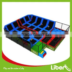 China Professional Manufacturer Trampoline With Foam Pit and Dodge Ball, Gymnastic Trampoline Cloth for Sal (5.LE.T8.409.132.00) thumbnail-3