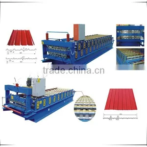 Steel Wall Panel Roll Forming Machine thumbnail-1