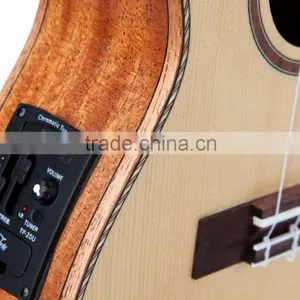Hig Grade Solid Spruce Top 4-String Ukulele Tenor Style thumbnail-2