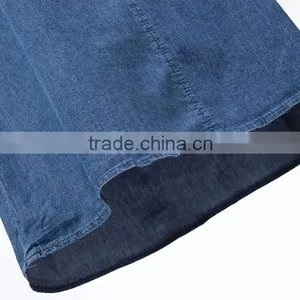 2015 Fashion Hot Girl Sexy Backless Cross Spaghtti Strap Denim Dress thumbnail-5
