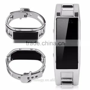 2016 Bluetooth Bracelet Full Steel Smart Bracelet D8 Sync Answer Phone Wrist LED Digital Watch thumbnail-4