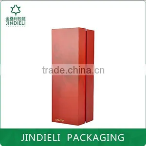 Printing Paper Red Single Bottle Wine Box Packaging thumbnail-1