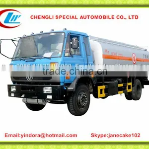 Dongfeng 4x2 12m3 Oil Tank Trucks for Sale thumbnail-1
