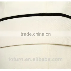 New Fashion Mens Slim Fitted Blazer Stylish White Blazer With One Buttton thumbnail-4