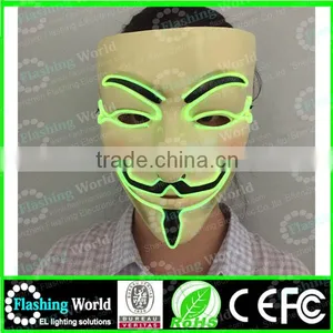 Wireless Fashion Masquerade Neon Party Mask, Party Supplies Fashion Flashing Neon Party Mask thumbnail-6