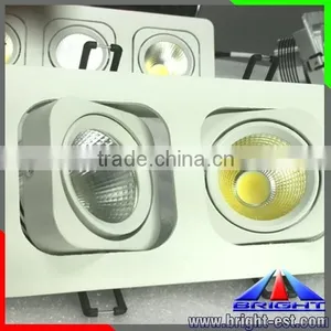 Flushbonading Style Square LED Down Light, COB Aluminum LED Ceiling Light thumbnail-1