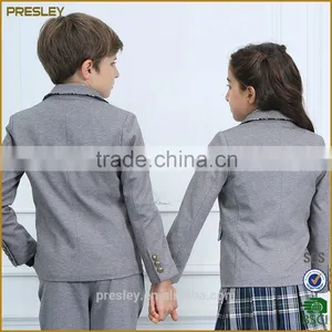Presley OEM New Arrival Custom Suit Cheap 12 Years Clothes Cotton Blazers thumbnail-4