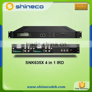 DVB IP IRD DVB-T2 With CI Input Satellite Receiver Decoder For Encrypted Channels thumbnail-1