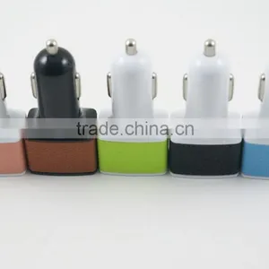 Universal Triple USB Car Charger Adapter Power Adapter Fast Charging for IPhone thumbnail-4