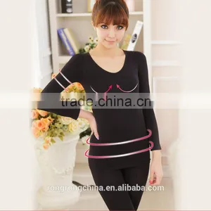 2016 News Women's Winter Thermal Body Suit Heattech Knitted Suit thumbnail-1